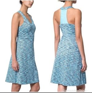 MPG Turquoise & Black Jersey Racerback Sporty Tenis Golf Mini Dress Athleisure S